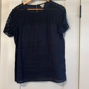 Beautiful blue linen top